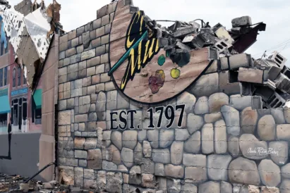 Murals Lost As Steubenville building Comes Down